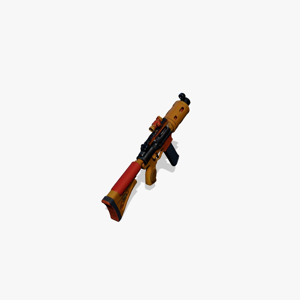 Vibrant Assault Rifle model pack